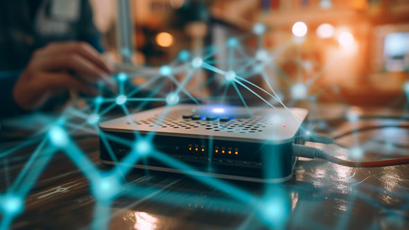 technology concept of wireless network